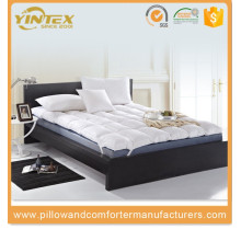 Wholesale Soft White Goose Down Feather Mattress Pad
